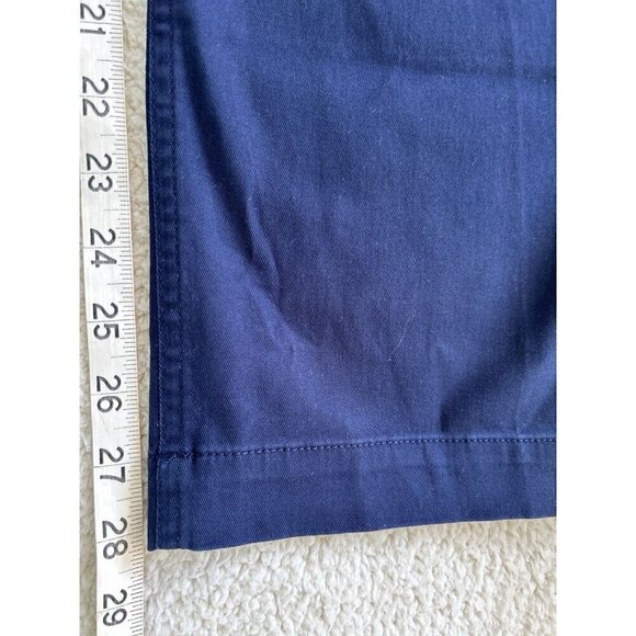 J.Crew Womens High Rise Girlfriend Chino Navy Blue Size 12 - Picture 10 of 11